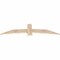 Ekena Millwork Bellingham Smooth Timber Gable Bracket, Douglas Fir, 72"W x 18"H x 1 1/2"D x 5 1/2"F, 6/12 Pitch GBW072X18X0206BEL00SDF - alternate 3